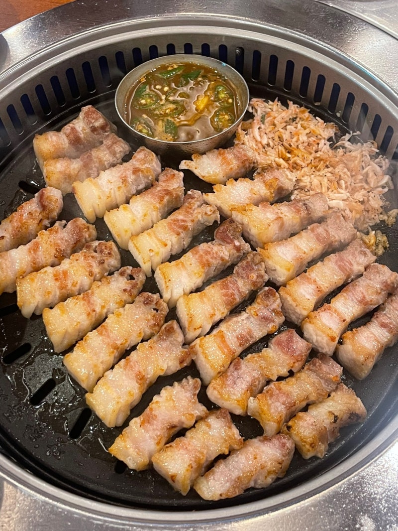 Panceta a la parrilla de Matchandeul